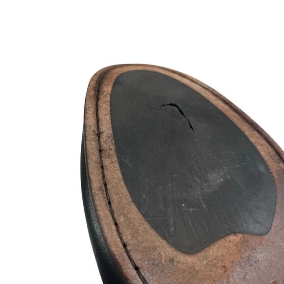 Bruno Magli Bigolo Black Leather Loafer Shoes Men's Size 9.5 Made in Italy - Picture 12 of 13